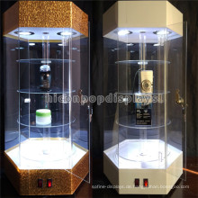 Luminateing Freestanding Retail Store Countertop Handy Vitrine Glas Kamera Vitrine